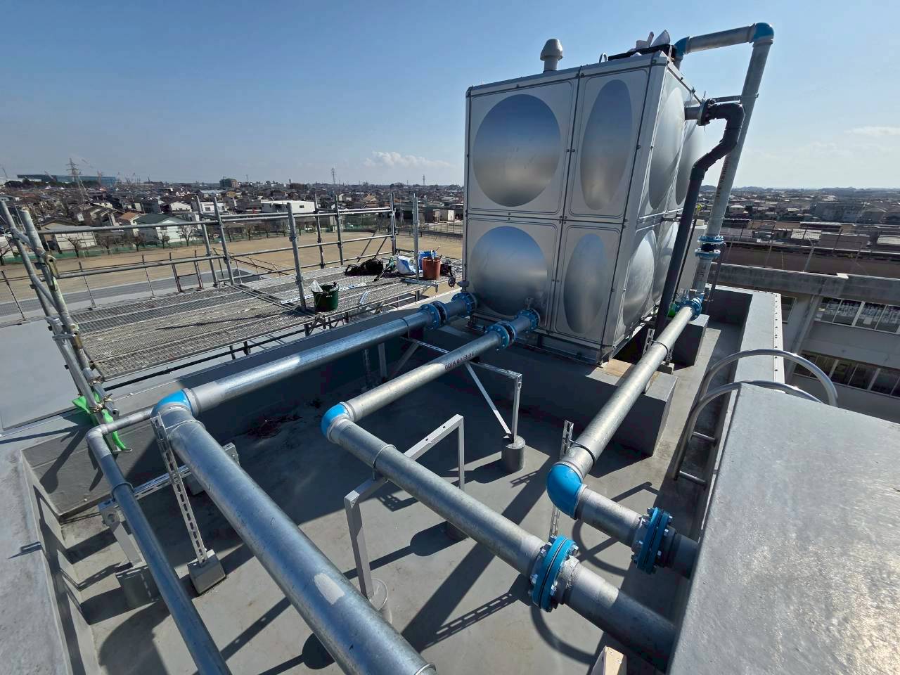 太田市立旭小学校 高架水槽ほか改修工事